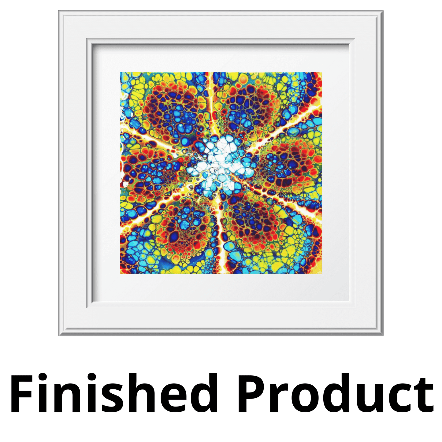 Abstract Bright Flower | Counted Cross Stitch Pattern Book