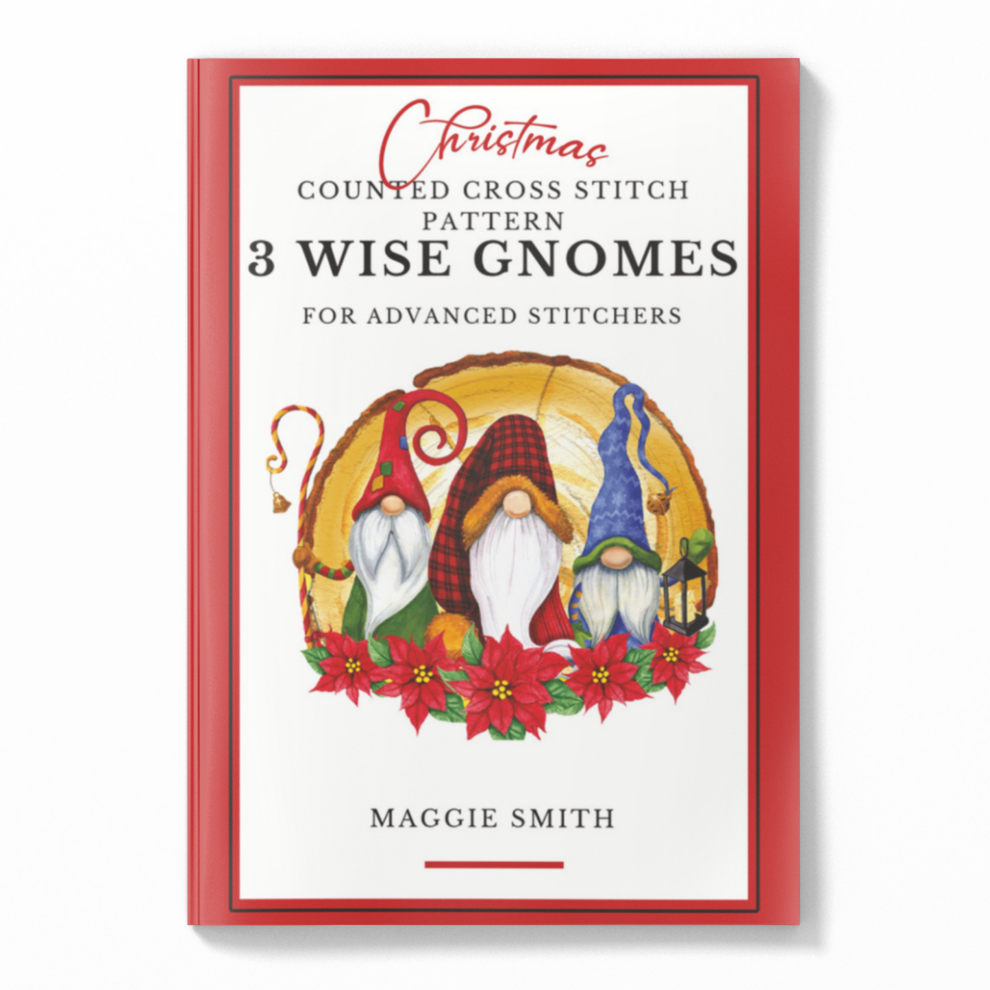 3 Wise Gnomes | Christmas Counted Cross Stitch Pattern Book