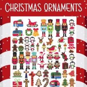 Christmas Ornaments Counted Cross Stitch Pattern Book